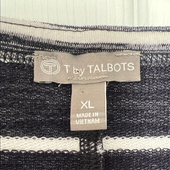 Talbots Striped Dress with Drawstring Waist - Picture 2 of 3